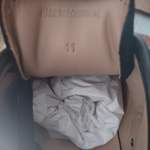 Lanvin Men's Sneakers, DBB1 Suede & Black Patent Leather - Picture 15 of 16